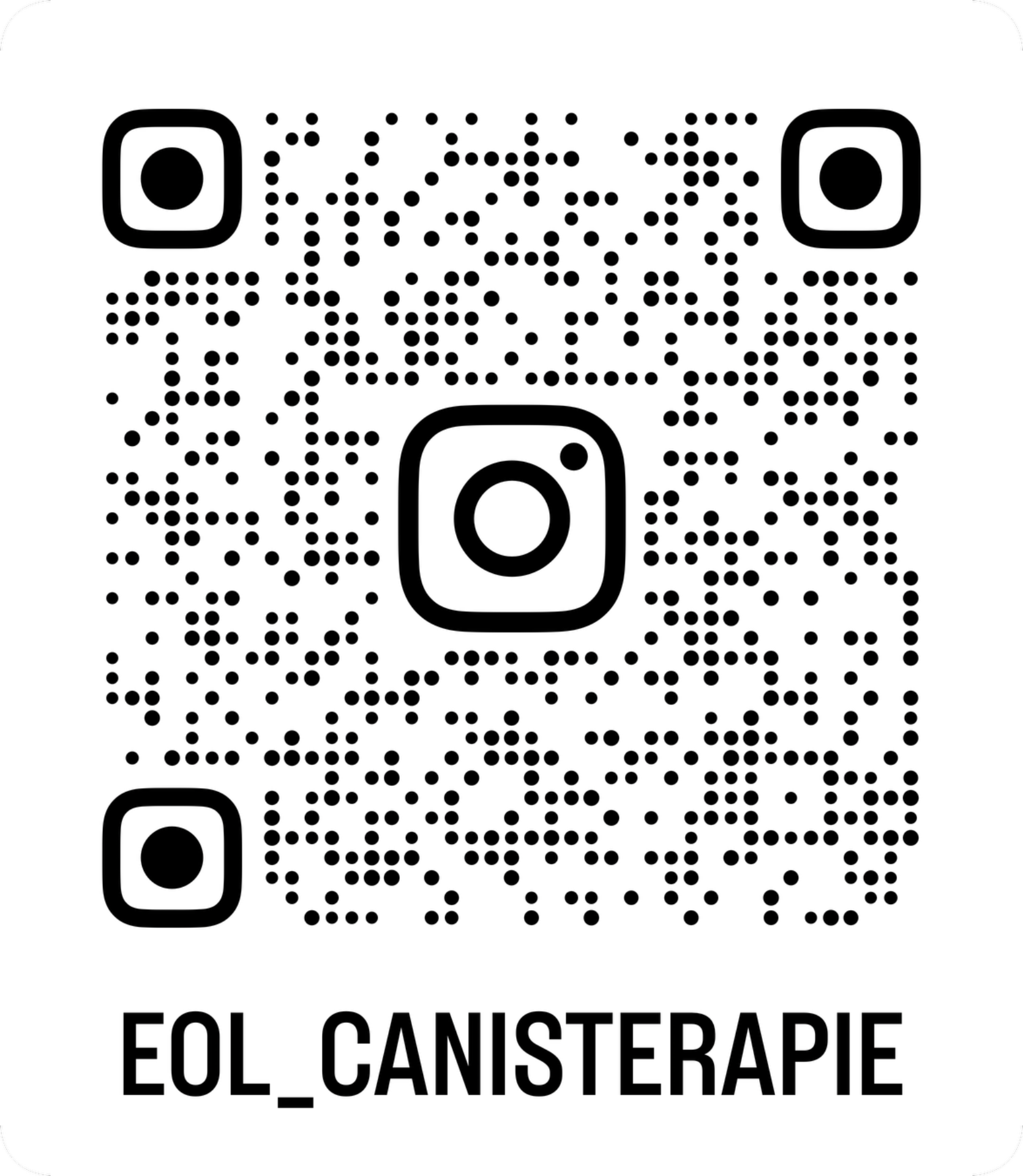 Náš IG účet, kde můžete vidět momentky právě z canisterapie